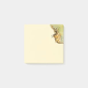 Post-it® Tabby Cat avec le nez rose du coeur