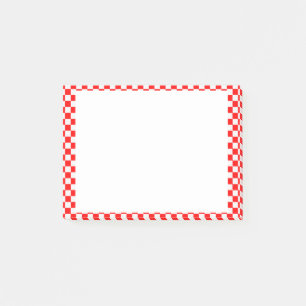 Post-it® Tableau de bord classique rouge et blanc par STayl