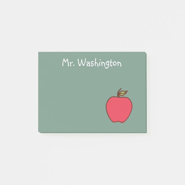 Post-it® Tableau de bord de l'enseignant de l'école Post It (Devant)