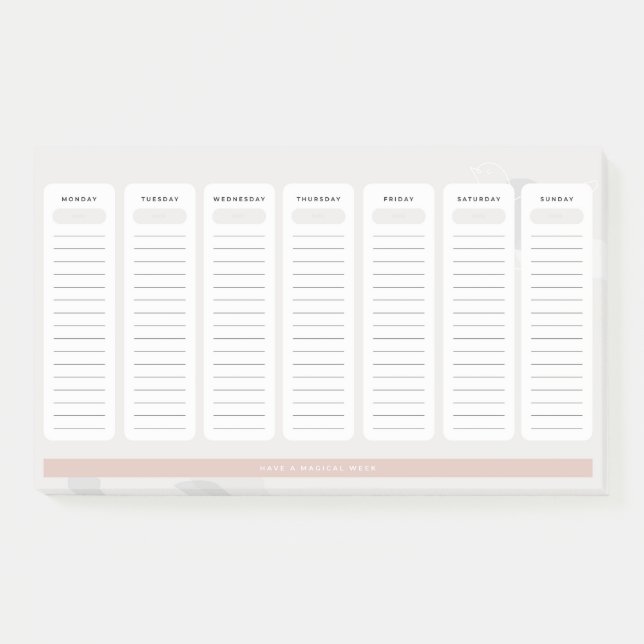 Post-it® Tâche quotidienne (Devant)