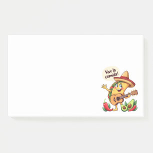 Post-it® Taco Fiesta mit Gitarre und hispanischem Flair