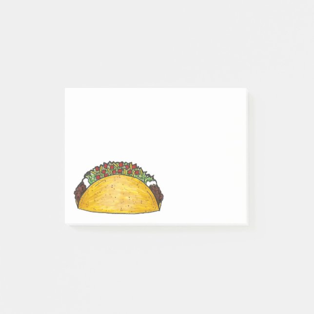 Post-it® Taco Tuesday Tex Mex Mexican Fiesta Food Foody (Devant)