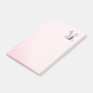 Post-it® Talons argentés rose