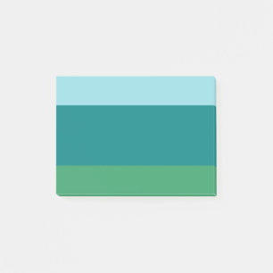 Post-it® Tanager Turquoise, Turquoise Blue et Kelly Green H