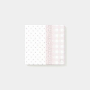 Post-it® Tapisserie Rose Pastel pour Sous-Verre