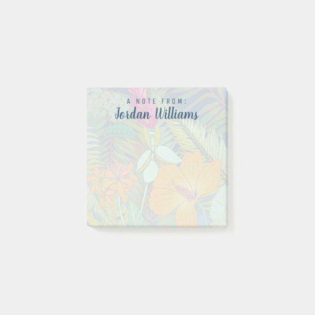 Post-it® Tapisserie tropicale II (Devant)