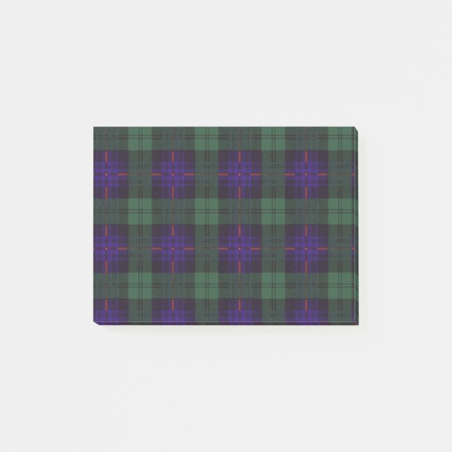 Post-it® Tartan écossais de kilt de plaid de clan de (Devant)