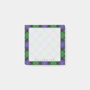 Post-it® Tartan écossais majestueux de Galbraith de clan