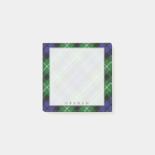 Post-it® Tartan écossais majestueux de Graham de clan