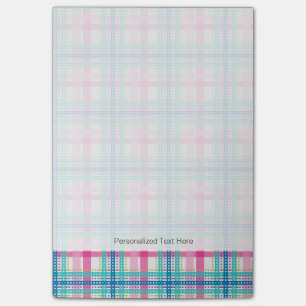 Post-it® Tartan, motif de plaid