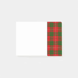 Post-it® Tartan rouge et vert de MacKinnon de clan