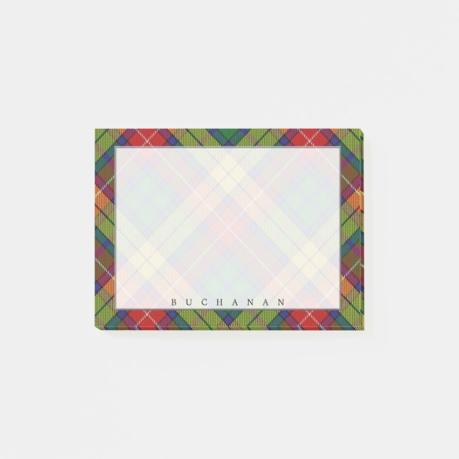 Post-it® Tartan royal du clan écossais Buchanan (Devant)