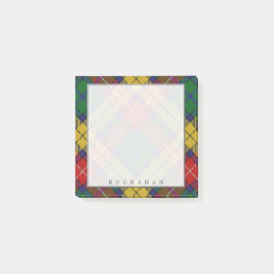 Post-it® Tartan royal du clan écossais Buchanan