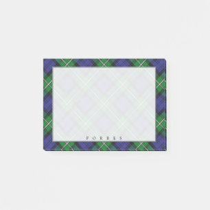 Post-it® Tartan Royal du Clan Écossais Forbes