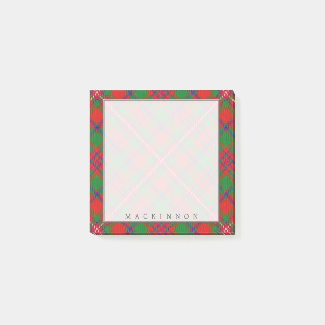 Post-it® Tartan Royal du Clan Écossais MacKinnon (Devant)