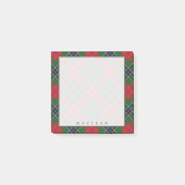 Post-it® Tartan Royal du Clan Écossais MacLean (Devant)