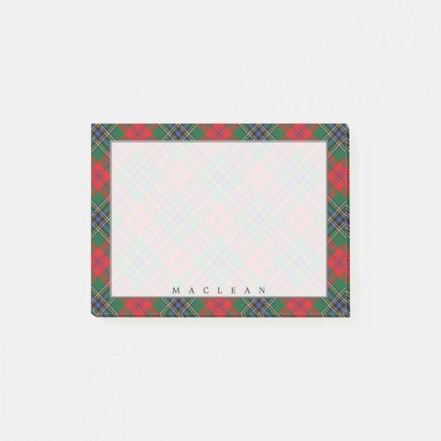 Post-it® Tartan Royal du Clan Écossais MacLean (Devant)