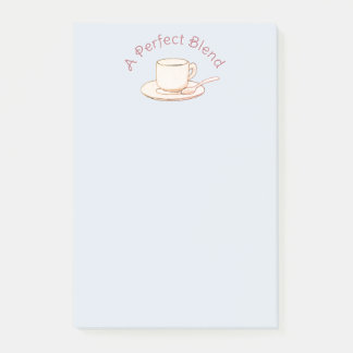 Post-it® Tasse à café crème élégante mélange parfait
