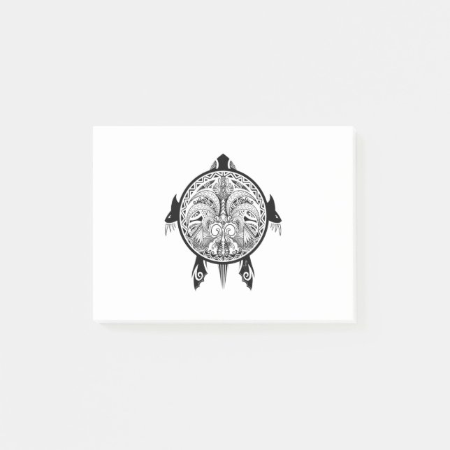 Post-it® Tatouage de Tribal Turtle Shield (Devant)