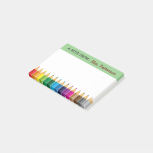 Post-it® Teacher Personnalisé Couleur Poster Notes