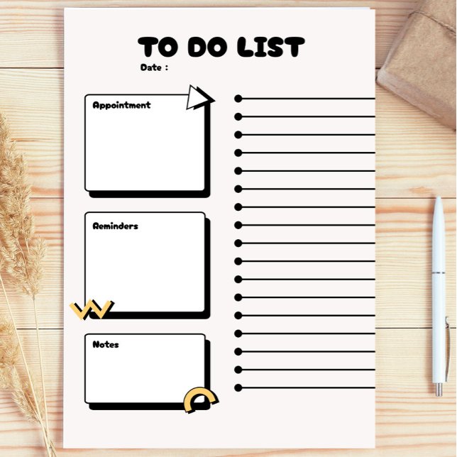 Post-it® Teacher's Cute Gift , modern to do list planner (Créateur téléchargé)