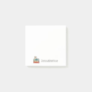 Post-it® Teacup sur pile de livres note