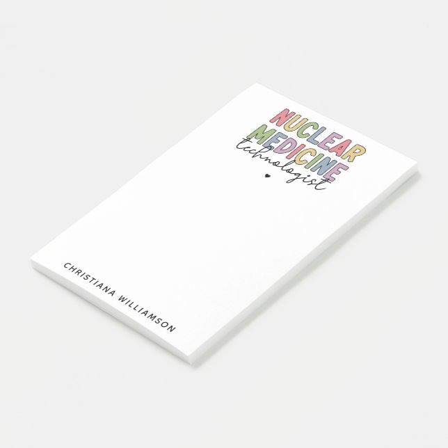 Post-it® Technologue en médecine nucléaire sur mesure CNMT  (Incliné)