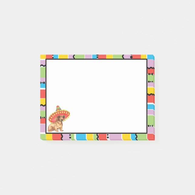 Post-it® Teckel de fiesta (Devant)