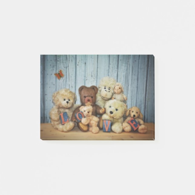 Post-it® Teddy mit Freunde (Devant)