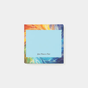 Post-it® Teinture Tie Dye 3 spirales aquarelles colorées