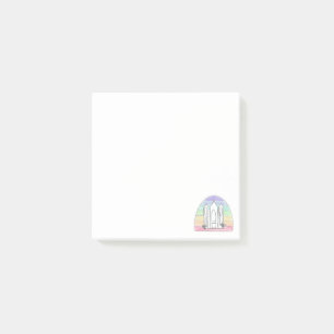 Post-it® Temple de Salt Lake City LDS coucher de soleil arc