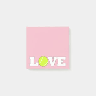 Post-it® Tennis LOVE Cute Office Post It Notes