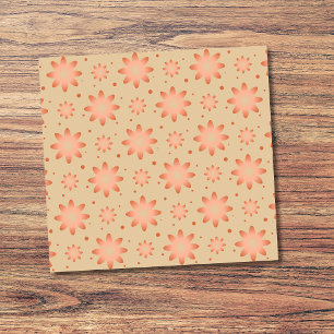 Post-it® Terracotta orange et sable beige délicat marguerit