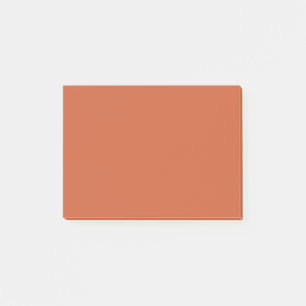 Post-it® Terracotta Orange Solide Couleur Chaleureuse & Con