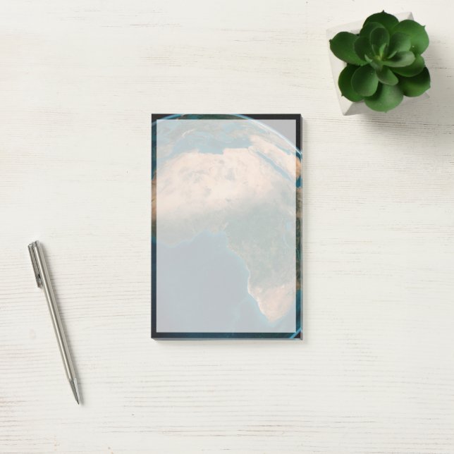Post-it® Terre Pleine De L'Espace Au-Dessus Du Continent Af (Bureau)
