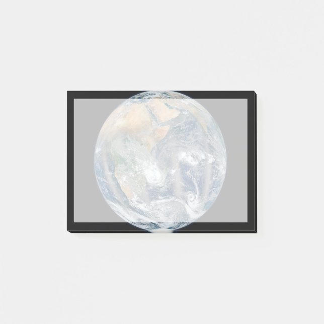 Post-it® Terre Pleine Montrant L'Hémisphère Est. (Devant)