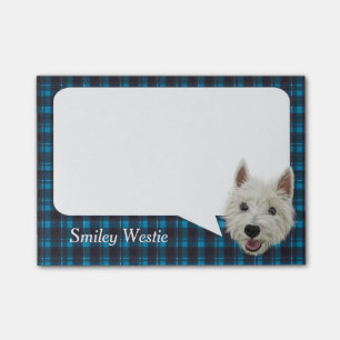 Post-it® Terrier des montagnes occidental de sourire