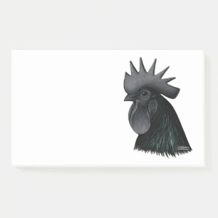 Post-it® Tête de Rooster Ayam Cemani
