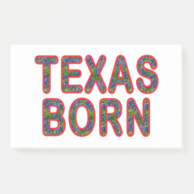 Post-it® Texas Born Bluebonnet (Devant)
