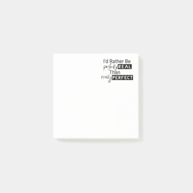 Post-it® Texte du devis motivationnel positif (Devant)