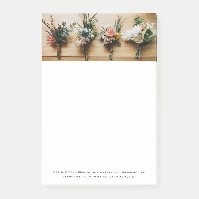 Post-it® Texte personnalisé de la photo professionnelle (Devant)