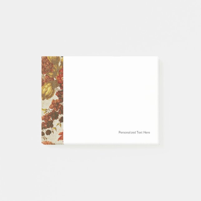 Post-it® Textile à motifs floraux répétitifs (Devant)