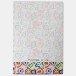 Post-it® Texture avec de vrais timbres