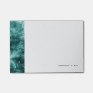 Post-it® Texture de marbre vert foncé