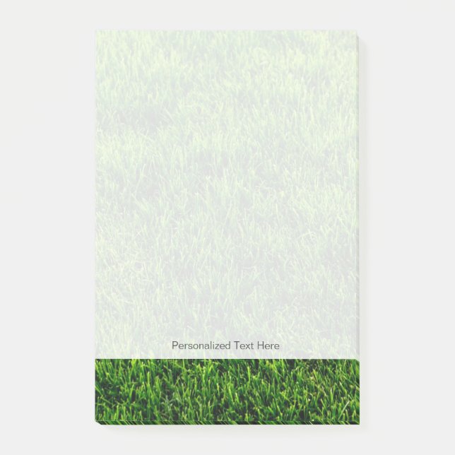 Post-it® Texture d'herbe verte d'un terrain de football (Devant)
