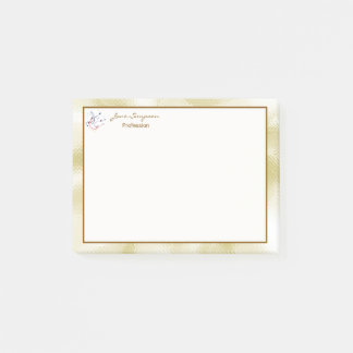 Post-it® Texture dorée nacrée élégante