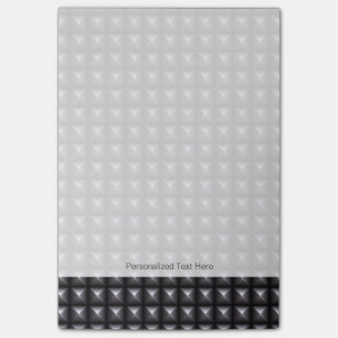 Post-it® Texture en acier collé