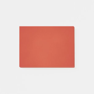 Post-it® Texture moderne de grain rouge chaud