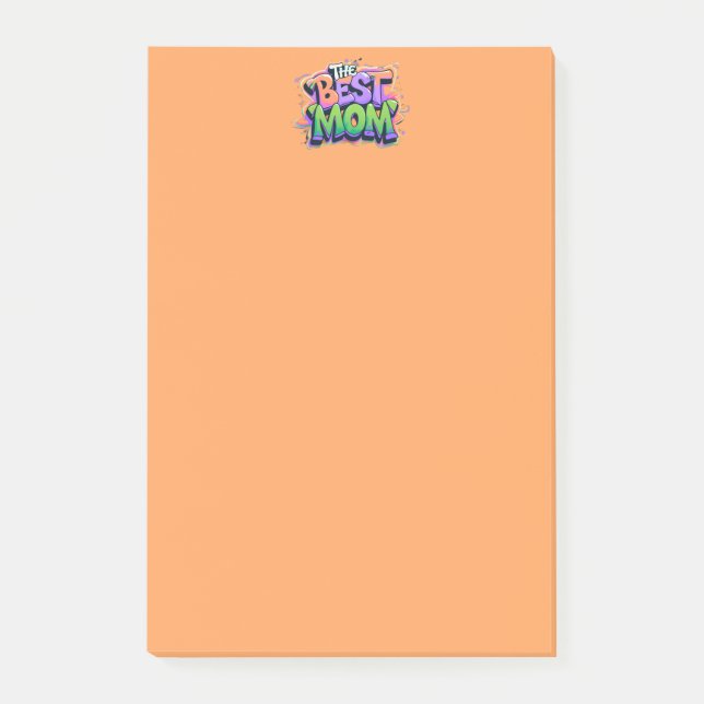 Post-it® The best mom style graffiti (Devant)