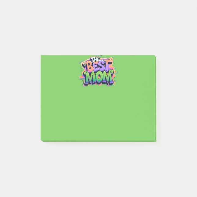 Post-it® The best mom style graffiti (Devant)